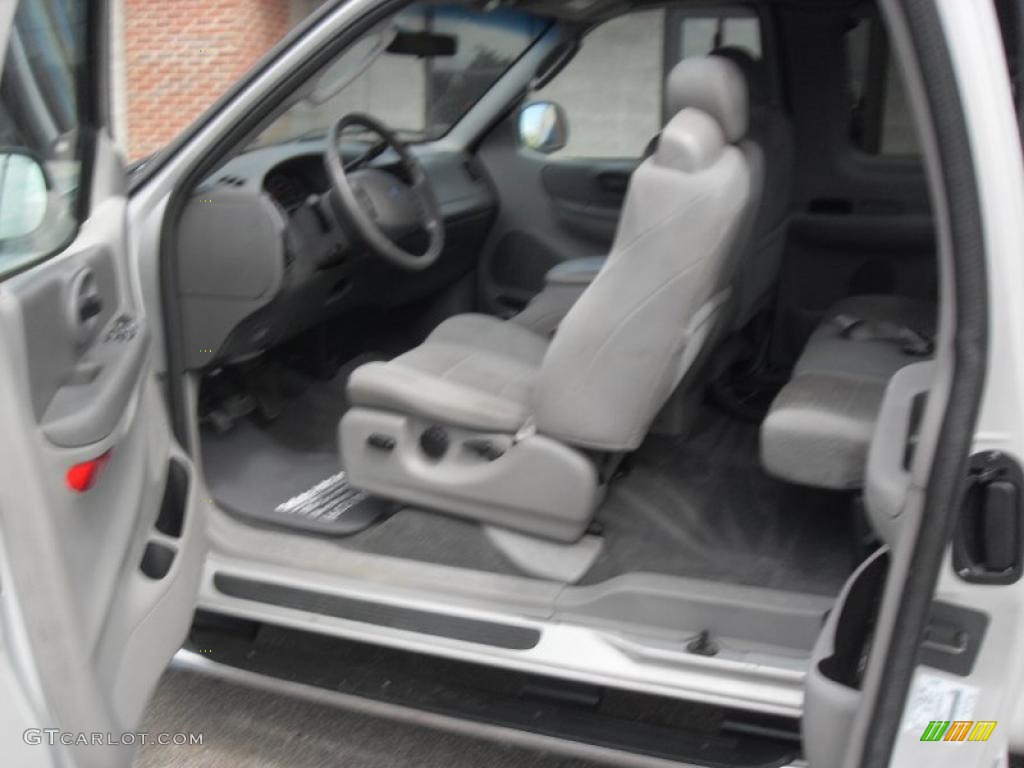 2003 F150 XLT SuperCab - Silver Metallic / Medium Graphite Grey photo #6