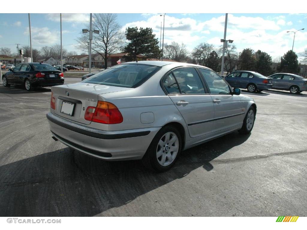 1999 3 Series 323i Sedan - Titanium Silver Metallic / Grey photo #5