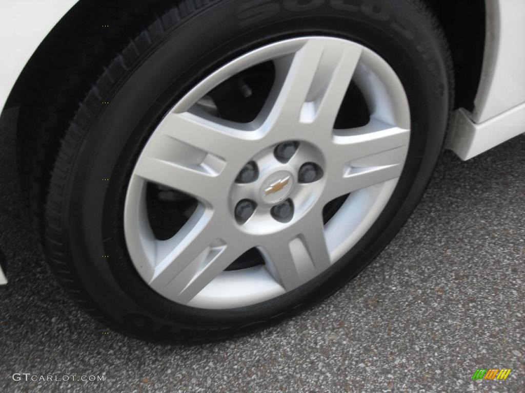 2007 Malibu LT Sedan - White / Titanium Gray photo #5