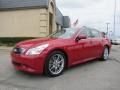 2007 Garnet Ember Metallic Infiniti G 35 S Sport Sedan  photo #3