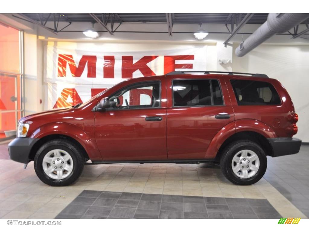 2007 Durango SXT - Inferno Red Crystal Pearl / Dark Slate Gray/Light Slate Gray photo #1