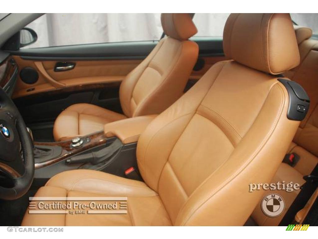 2007 3 Series 328xi Coupe - Monaco Blue Metallic / Saddle Brown/Black photo #10