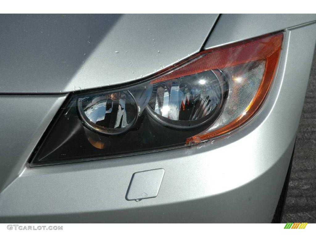2008 3 Series 328i Sedan - Titanium Silver Metallic / Black Dakota Leather photo #10