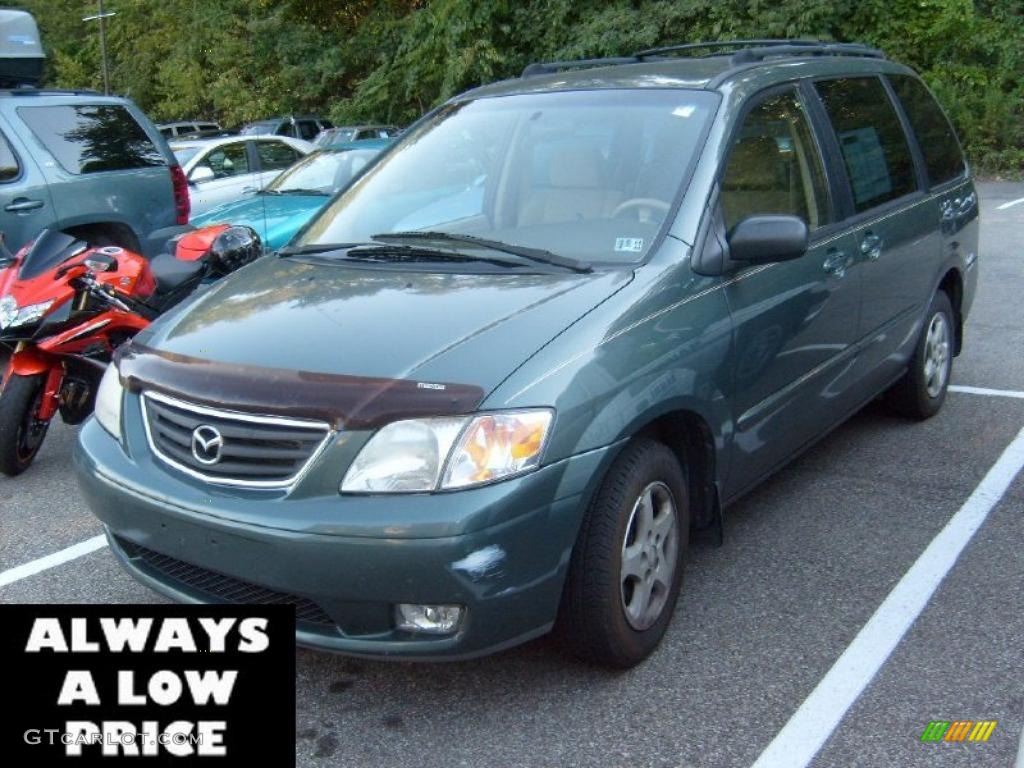 2000 MPV LX - Rainforest Green Mica / Beige photo #2