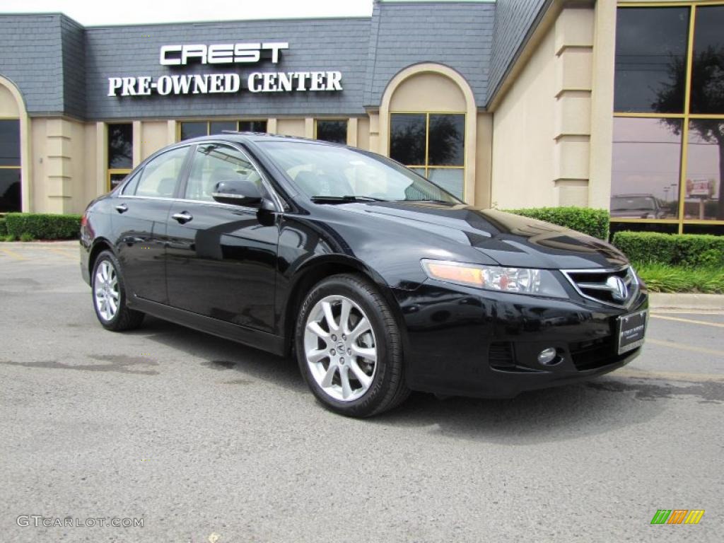 2007 TSX Sedan - Royal Blue Pearl / Parchment photo #1