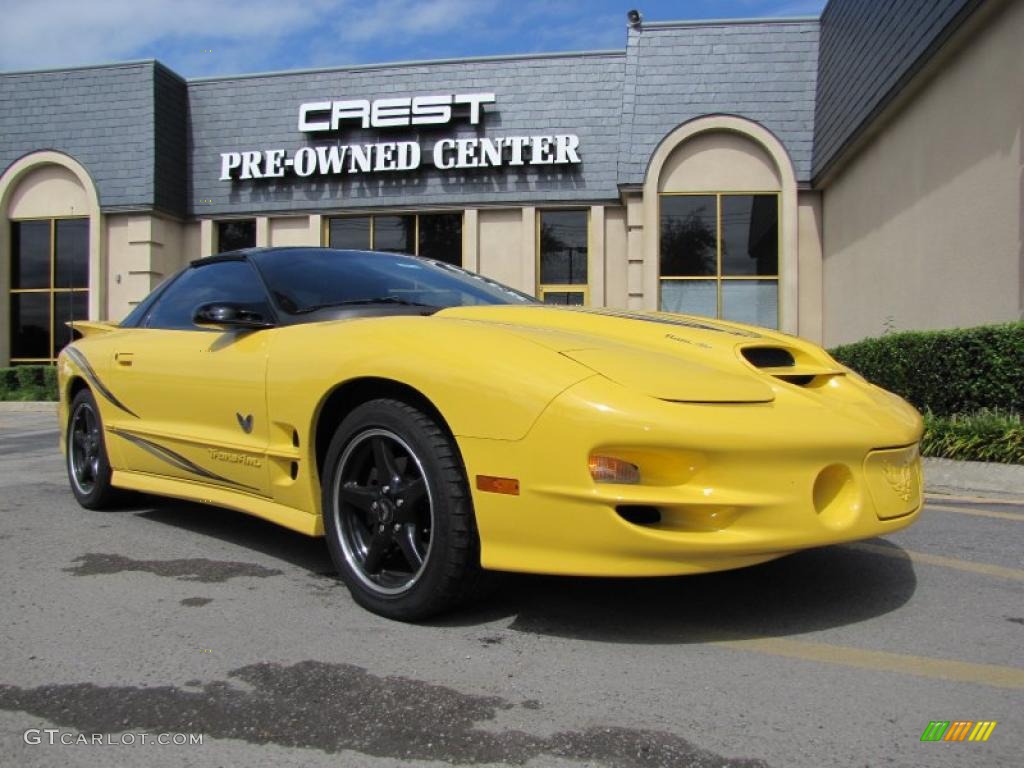 2002 Firebird Trans Am WS-6 Coupe - Collector Edition Yellow / Ebony Black photo #1