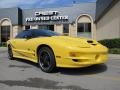 2002 Collector Edition Yellow Pontiac Firebird Trans Am WS-6 Coupe #35789267