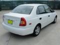 2002 Noble White Hyundai Accent GL Sedan  photo #3