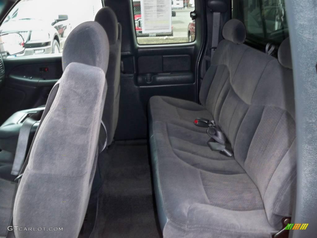 2001 Silverado 1500 LS Extended Cab 4x4 - Medium Charcoal Gray Metallic / Graphite photo #5