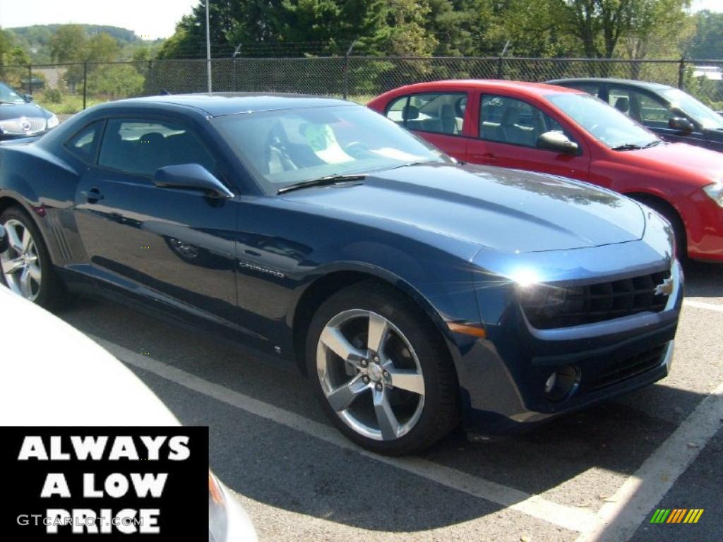 2010 Camaro LT/RS Coupe - Imperial Blue Metallic / Black photo #1