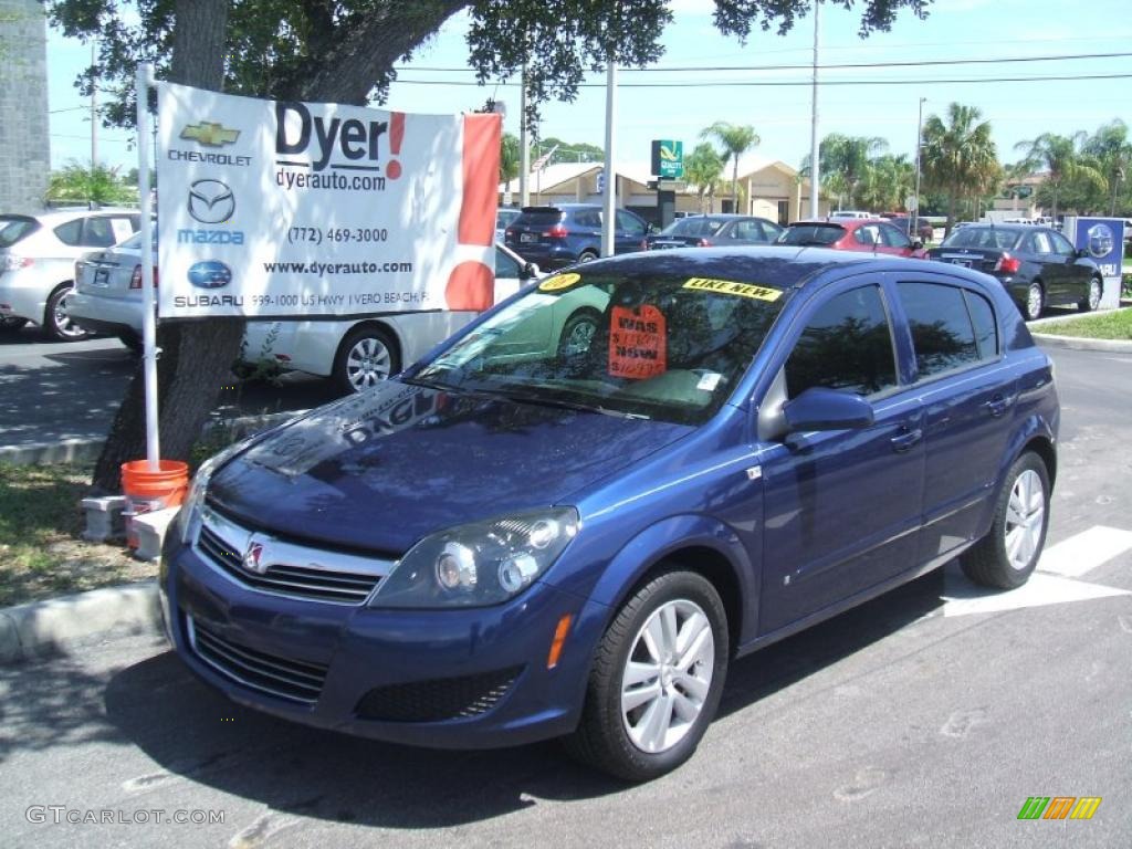 2008 Astra XE Sedan - Twilight Blue / Charcoal photo #1