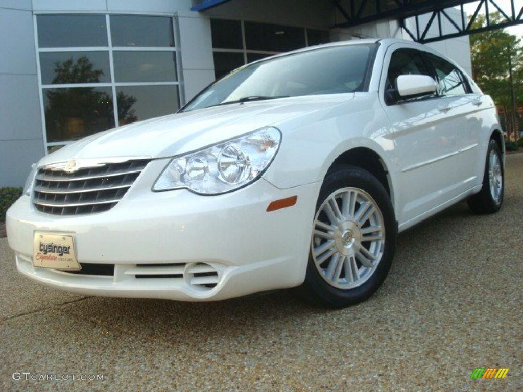 2008 Sebring Touring Sedan - Stone White / Dark Slate Gray/Light Slate Gray photo #1