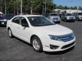 2010 White Suede Ford Fusion S  photo #5