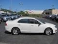 2010 White Suede Ford Fusion S  photo #6