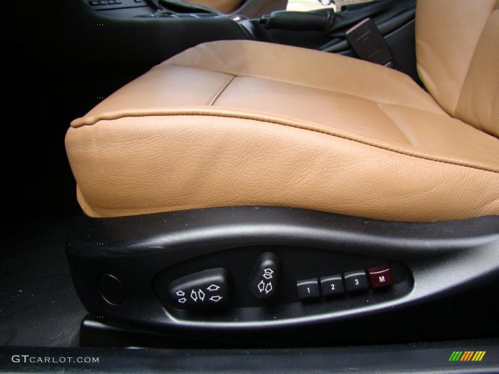 2004 3 Series 325i Convertible - Black Sapphire Metallic / Natural Brown photo #11