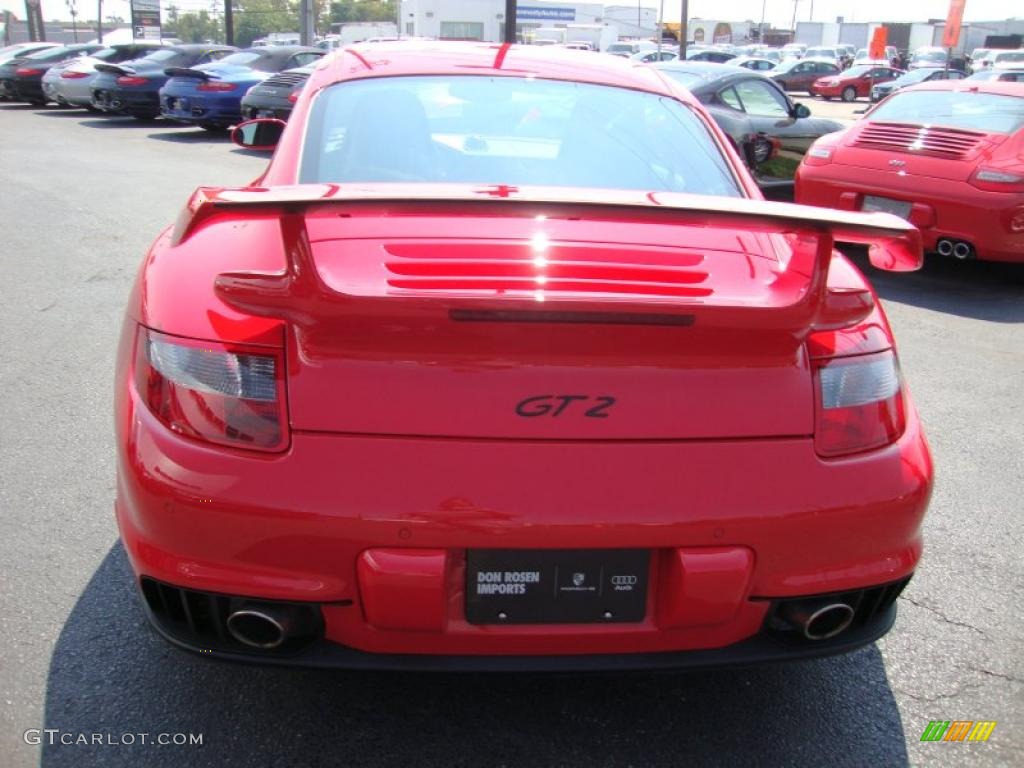 2008 911 GT2 - Guards Red / Black photo #8