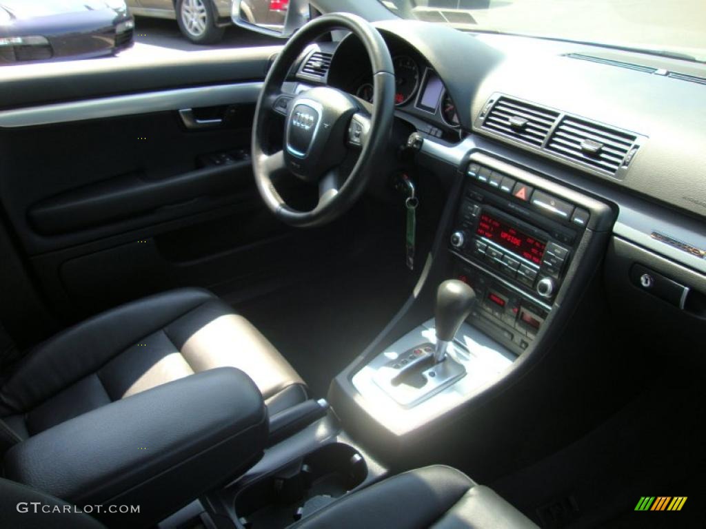 2008 A4 2.0T quattro Sedan - Quartz Grey Metallic / Black photo #19