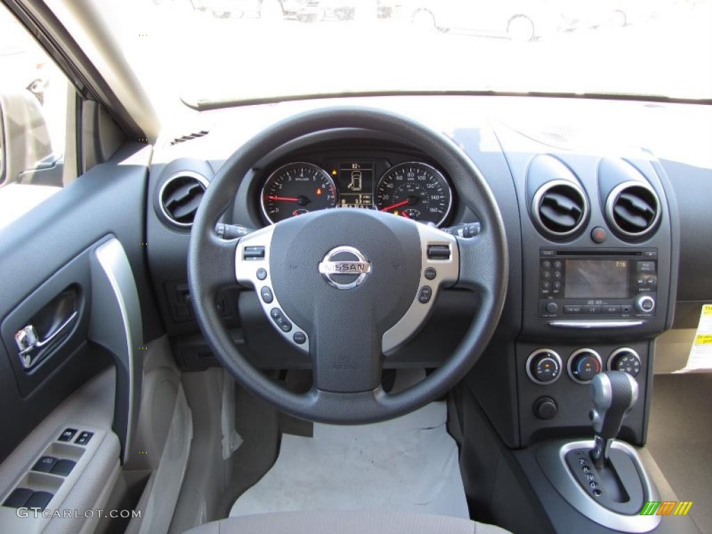 2011 Rogue SV - Wicked Black / Gray photo #11