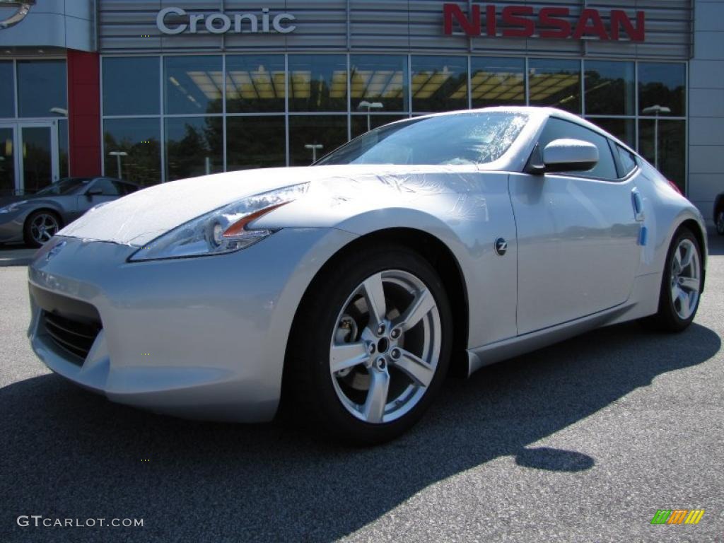 2010 370Z Touring Coupe - Brilliant Silver / Black Leather photo #1