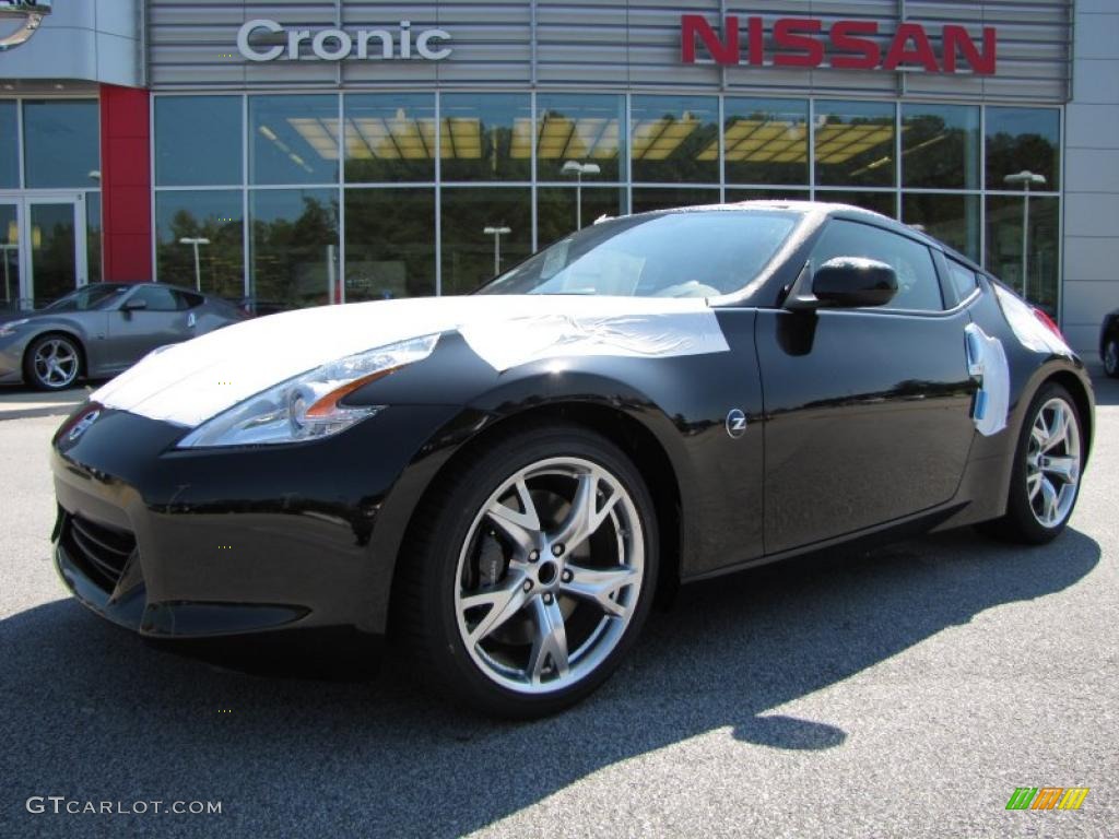 2010 370Z Sport Touring Coupe - Magnetic Black / Black Leather photo #1