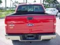 2007 Bright Red Ford F150 Lariat SuperCrew  photo #7