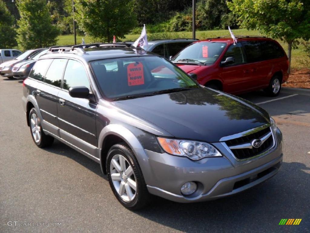 2009 Outback 2.5i Special Edition Wagon - Diamond Gray Metallic / Off Black photo #5