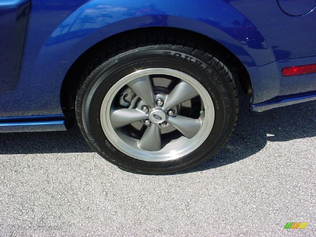 2006 Mustang GT Deluxe Coupe - Vista Blue Metallic / Light Parchment photo #9