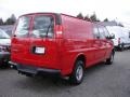 2008 Victory Red Chevrolet Express EXT 3500 Cargo Van  photo #4