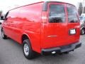 2008 Victory Red Chevrolet Express EXT 3500 Cargo Van  photo #6