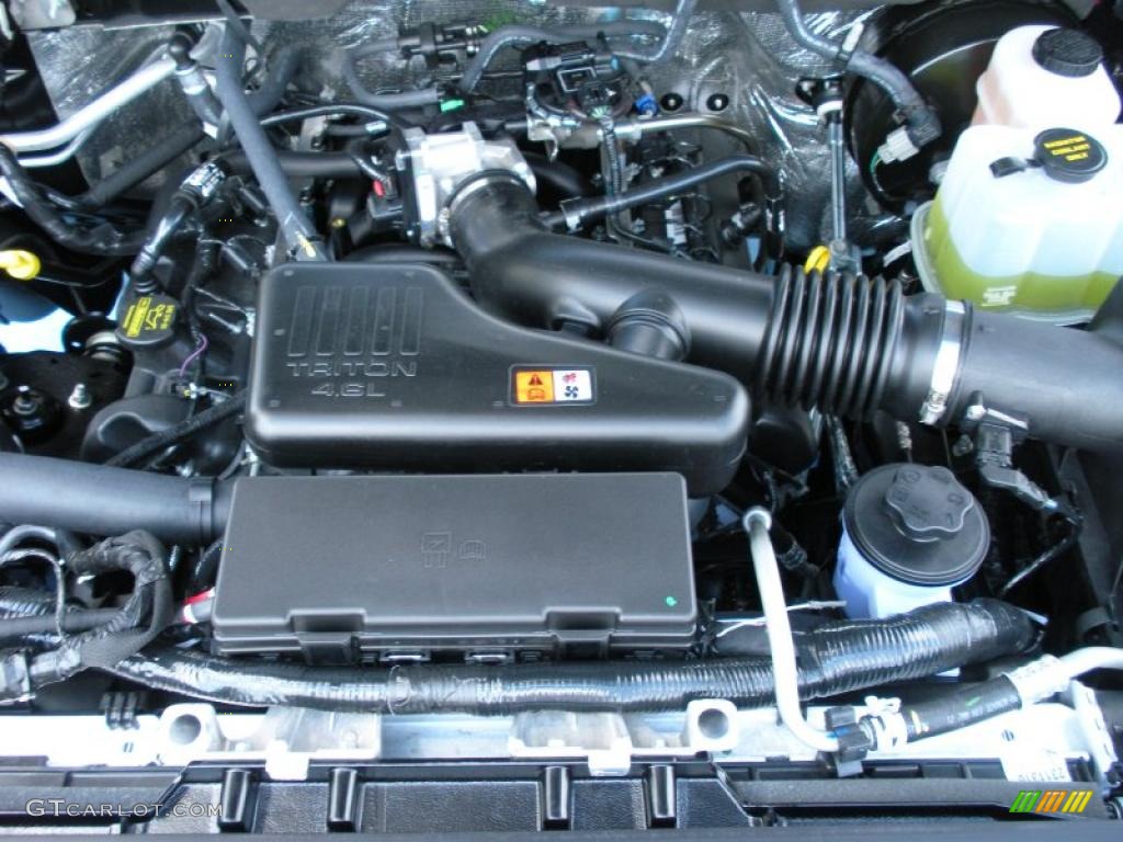 2010 F150 XL Regular Cab - Tuxedo Black / Black photo #10