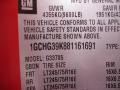 2008 Victory Red Chevrolet Express EXT 3500 Cargo Van  photo #15