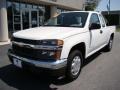 2005 Summit White Chevrolet Colorado LS Extended Cab  photo #2