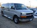 Silver Birch Metallic - Express EXT LS 3500 Passenger Van Photo No. 2