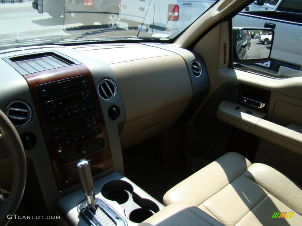 2005 F150 Lariat SuperCrew 4x4 - Black / Tan photo #20