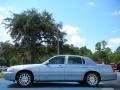 2007 Light Ice Blue Metallic Lincoln Town Car Signature  photo #2