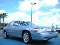 2007 Light Ice Blue Metallic Lincoln Town Car Signature  photo #7