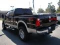 2008 Black Ford F350 Super Duty Lariat Crew Cab 4x4  photo #7