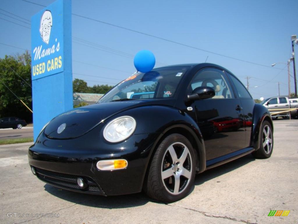 2001 New Beetle Sport Edition Coupe - Black / Cream photo #4
