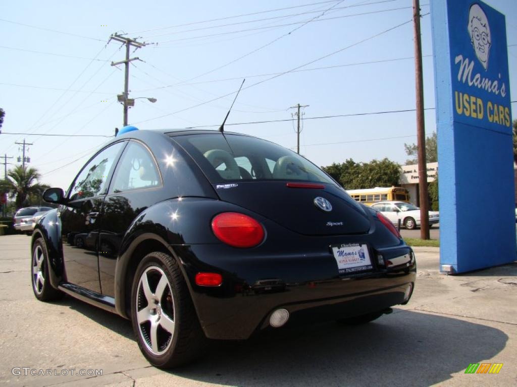 2001 New Beetle Sport Edition Coupe - Black / Cream photo #6