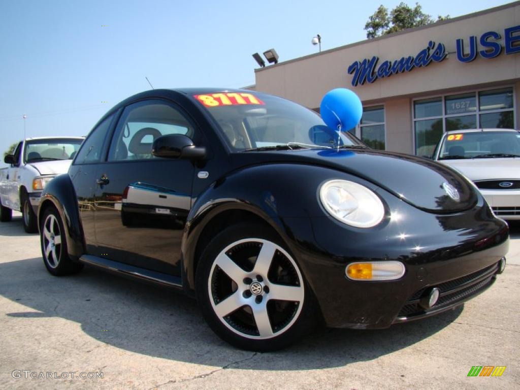 2001 New Beetle Sport Edition Coupe - Black / Cream photo #24