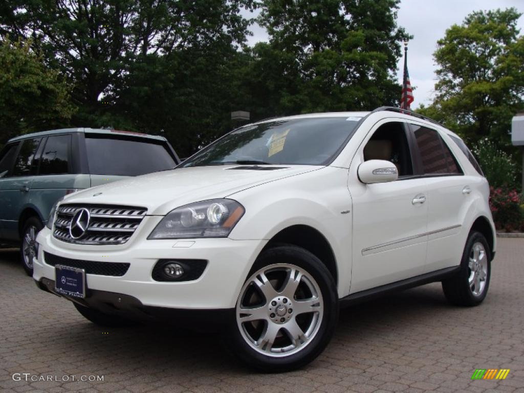 2008 ML 350 4Matic Edition 10 - Arctic White / Macadamia photo #1