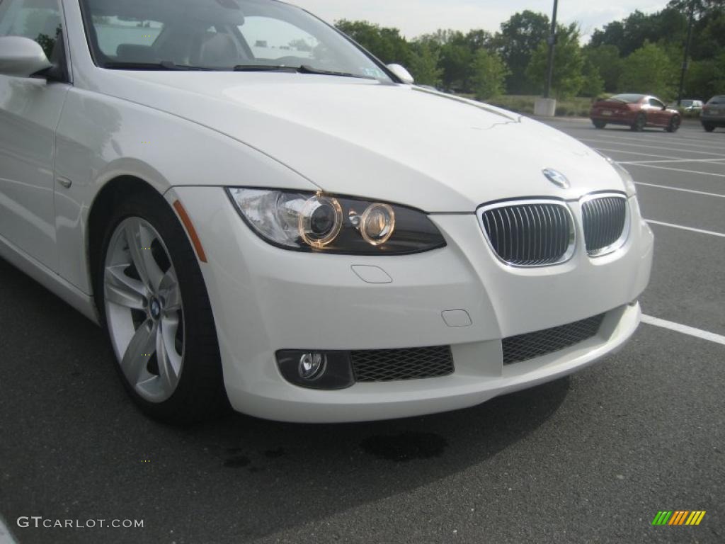 2007 3 Series 335i Coupe - Alpine White / Grey photo #6