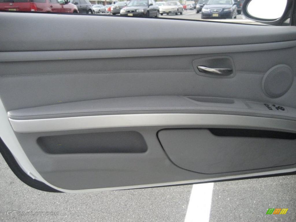 2007 3 Series 335i Coupe - Alpine White / Grey photo #28