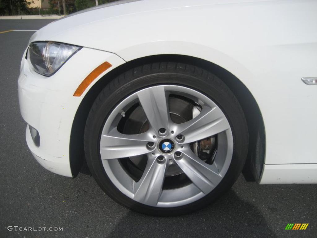 2007 3 Series 335i Coupe - Alpine White / Grey photo #42