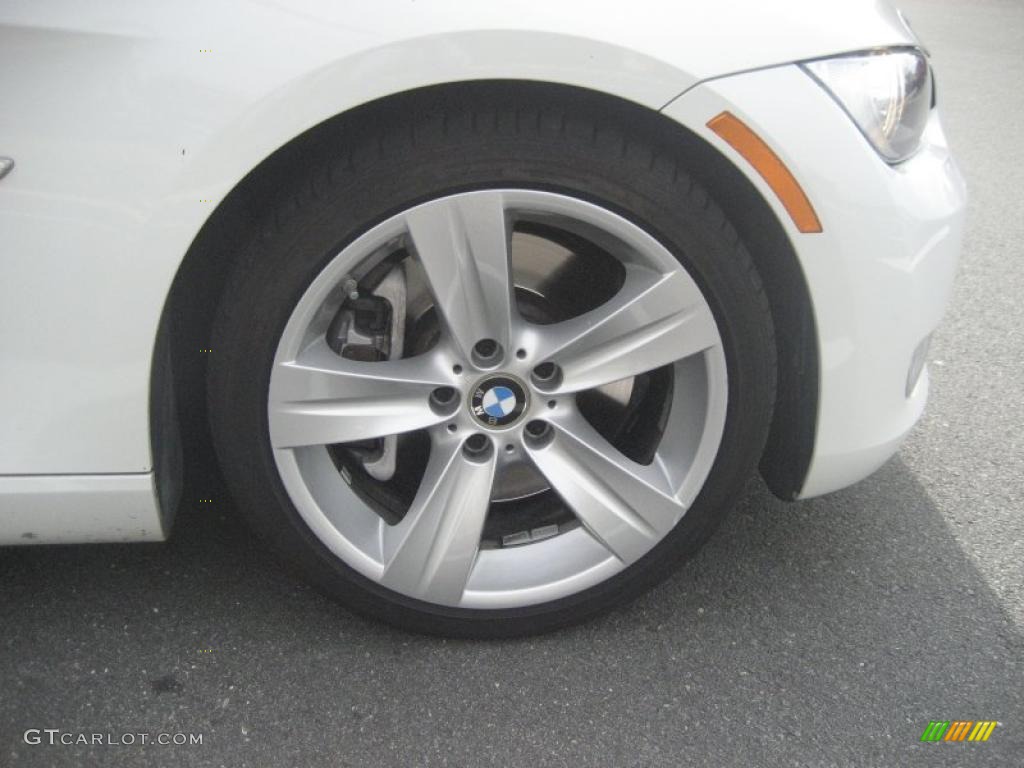 2007 3 Series 335i Coupe - Alpine White / Grey photo #45