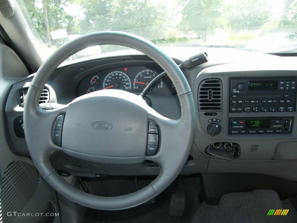 2002 F150 XLT SuperCrew 4x4 - Dark Shadow Grey Metallic / Dark Graphite photo #18