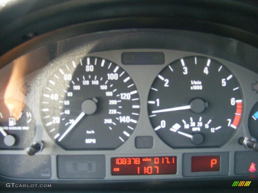 2001 3 Series 325i Sedan - Titanium Silver Metallic / Black photo #12