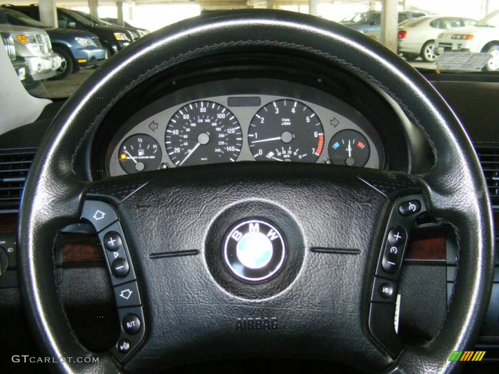2001 3 Series 325i Sedan - Titanium Silver Metallic / Black photo #13