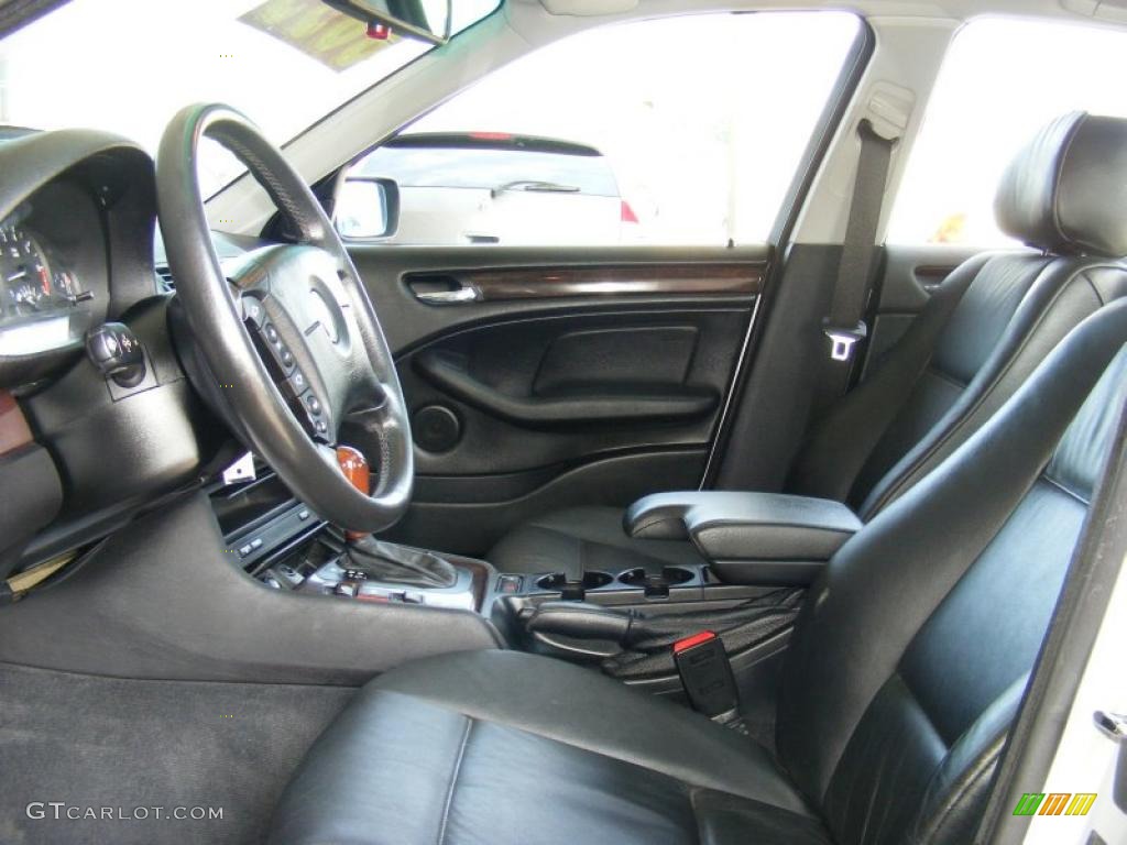 2001 3 Series 325i Sedan - Titanium Silver Metallic / Black photo #17