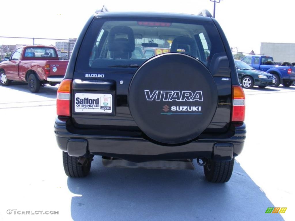 2003 Vitara Hard Top 4x4 - Satin Black / Gray photo #6